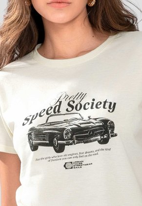 Camiseta Mujer Crema Atypical 114509