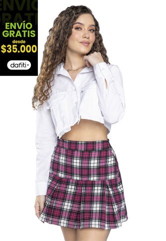 Falda Corta Juvenil Estampado Atypical 3446 Atypical