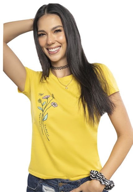Camiseta Juvenil Amarillo Atypical 87102
