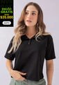 Polo Mujer Negro Atypical 111185 de Atypical