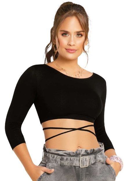 Blusa Mujer Negro Atypical 45006