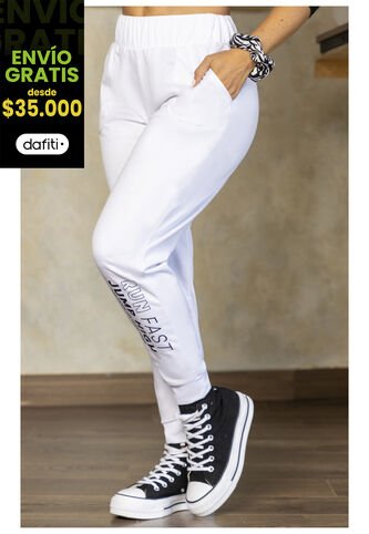 Jogger Mujer Blanco Atypical 1914 Atypical