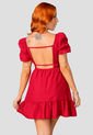 Vestido Corto Mujer Rojo Atypical 92441 de Atypical