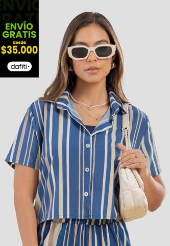 Camisa Mujer Estampado Atypical 107391 Atypical