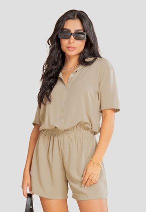 Enterizo Corto Mujer Latte Atypical 107843