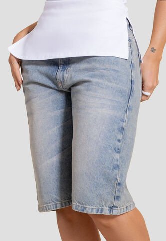 Bermuda Mujer Azul Claro Atypical 107111 Atypical