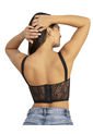 Crop Top Juvenil Negro Atypical 2714 de Atypical