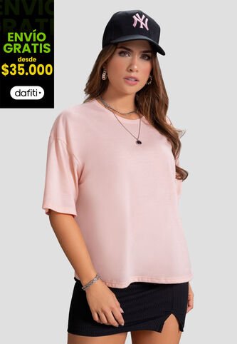 Camiseta Mujer Rosa Atypical 103898 Atypical