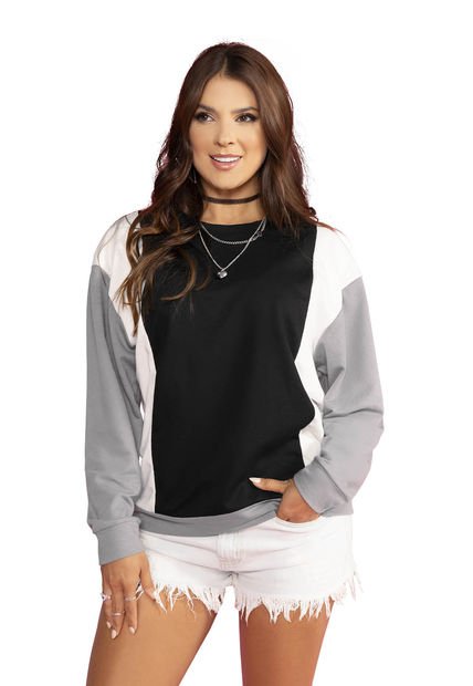 Buzo Mujer Negro Atypical 2091