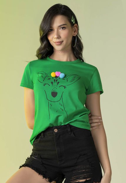 Camiseta Mujer Verde Antioquia Atypical 2007