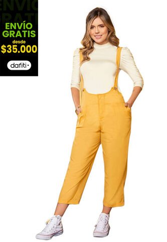 Overall Largo Juvenil Femenino Mostaza Atypical Atypical