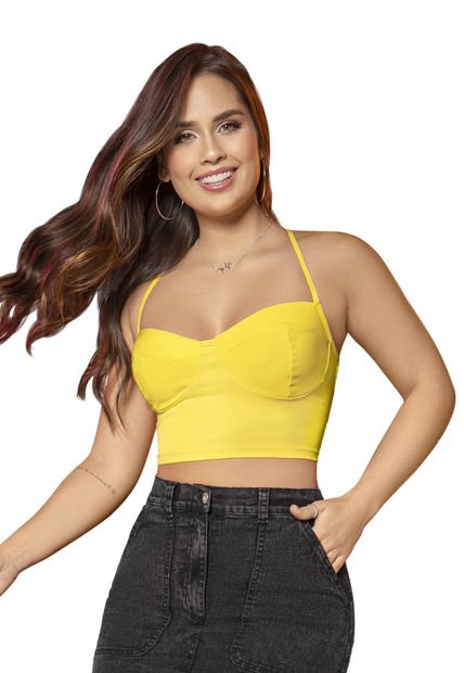Blusa Mujer Amarillo Atypical 33444