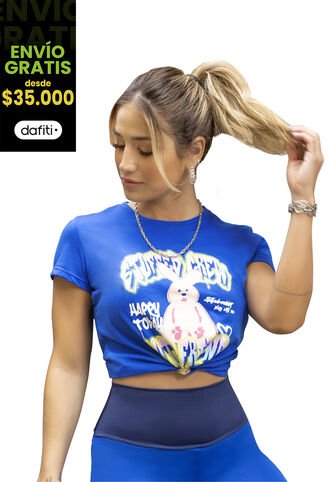 Camiseta Juvenil Azul Rey Atypical 5515 Atypical