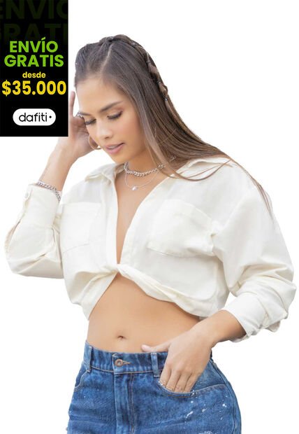 Camisa Mujer Marfil Atypical 5524
