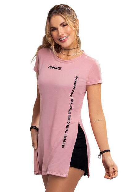 Blusón Mujer Palo De Rosa Atypical 75099