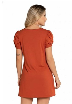 Vestido Corto Mujer Naranja Atypical 89570
