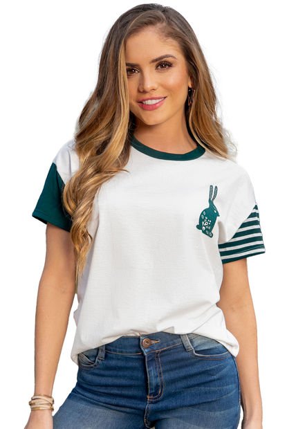Camiseta Mujer Verde Atypical 92655