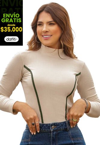 Camibuzo Mujer Beige Atypical 90616 Atypical