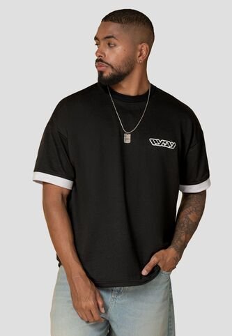 Camiseta Hombre Negro Atypical 104903 Atypical