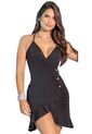 Vestido Corto Mujer Negro Atypical 87062 de Atypical