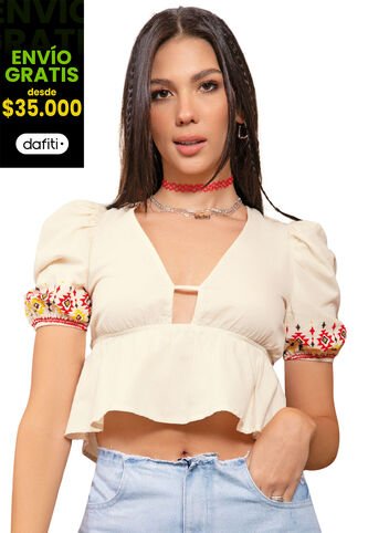 Blusa Mujer Beige Atypical 9557 Atypical