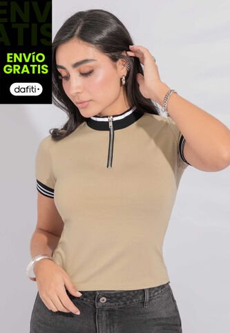 Blusa Mujer Latte Atypical 112507 Atypical