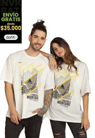 Camiseta Mujer Marfil Atypical 9579 Atypical