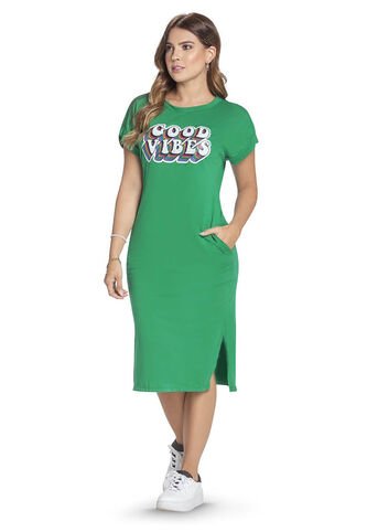 Vestido Para Mujer Verde Antioquia Atypical Atypical