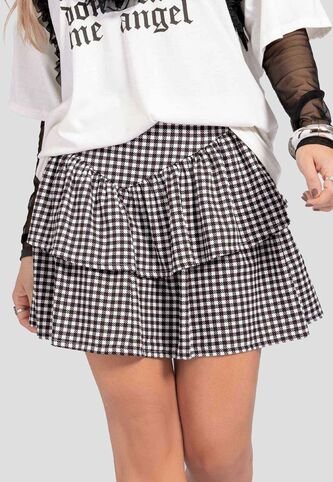 Falda Corta Mujer Estampado Atypical 112490 Atypical