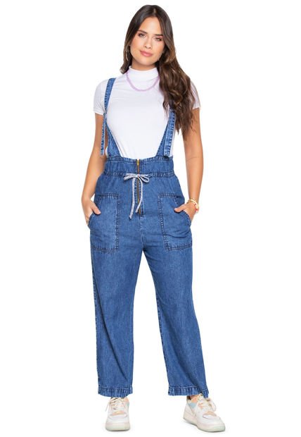 Overall Largo Mujer Azul Atypical 89116