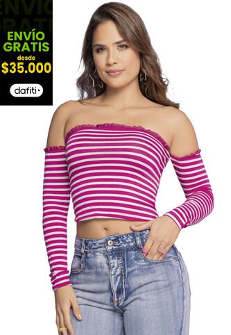 Camibuzo Mujer Fucsia Atypical 1504 Atypical