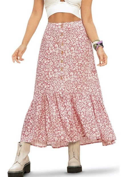 Falda Larga Juvenil  Fucsia Atypical 92656