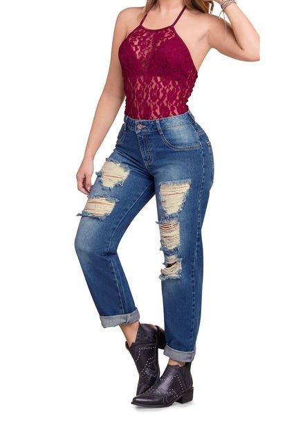 Jean Juvenil Femenino Azul Hielo Atypical