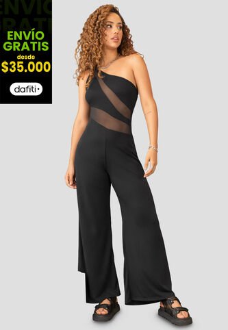 Enterizo Largo Mujer Negro Atypical 101320 Atypical