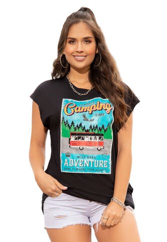 Vestido Corto Mujer Negro Atypical 88389 Atypical