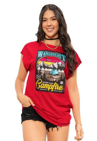 Vestido Corto Mujer Rojo Atypical 88388 Atypical