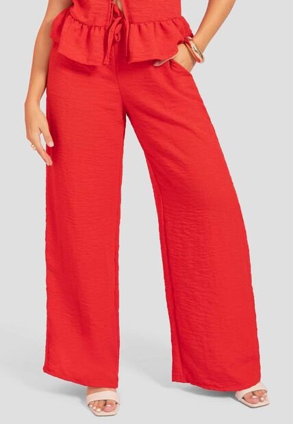 Pantalón Mujer Rojo Atypical 112489