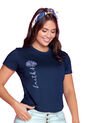 Camiseta Mujer Azul Navy Atypical 87101 de Atypical