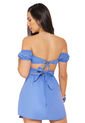 Vestido Corto Mujer Azul Atypical 9658 de Atypical