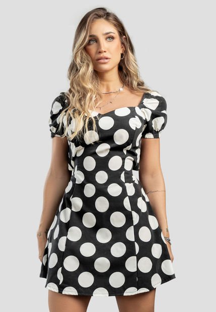 Vestido Corto Mujer Multicolor Atypical 104440
