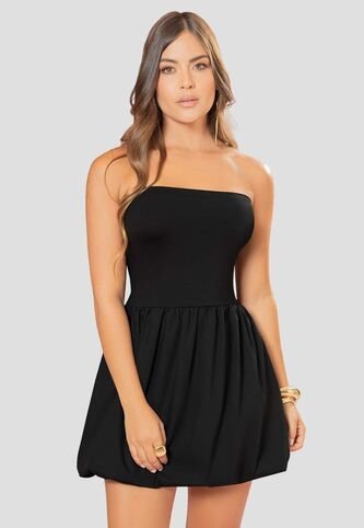 Vestido Mujer Negro Atypical 110785 Atypical
