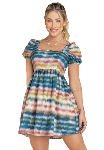 Vestido Corto Mujer Multicolor Atypical 100013 Atypical