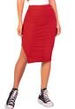 Falda Larga Mujer Rojo Atypical 34748 de Atypical