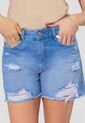 Short Mujer Azul Atypical 111351 de Atypical