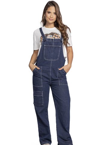 Overall Largo Mujer Azul Atypical 954 Atypical