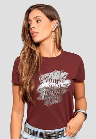 Camiseta Mujer Merlot Atypical 113734 Atypical