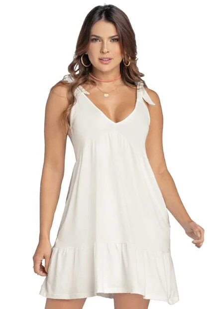 Vestido Corto Mujer Blanco Atypical 90945