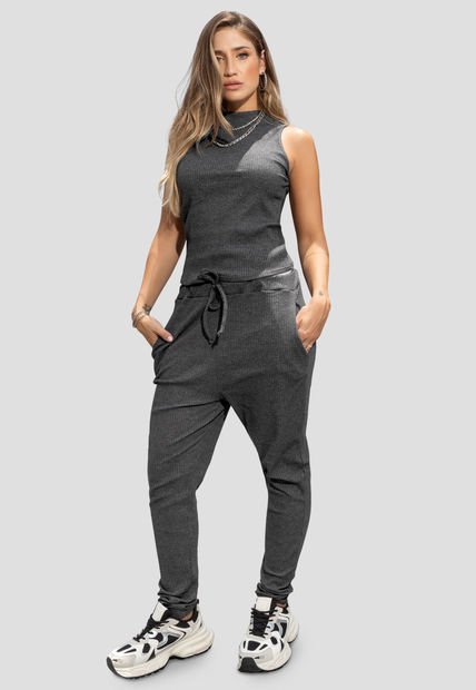 Conjunto Mujer Gris Atypical 103311