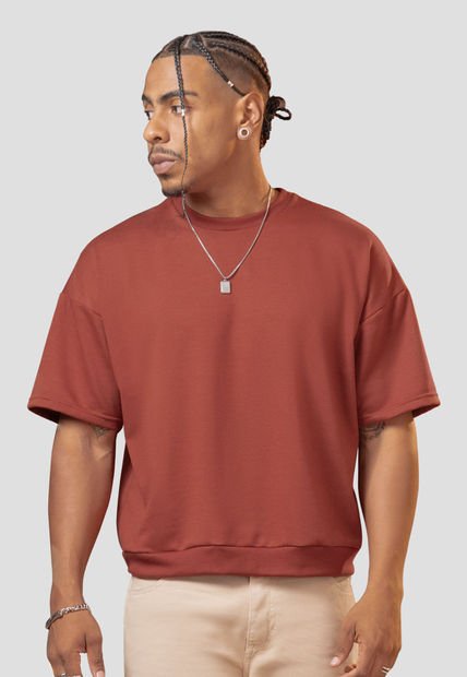 Camiseta Hombre Terracota Atypical 105614