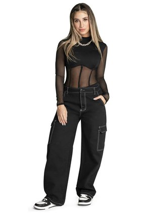 Pantalón Mujer Negro Atypical 33440